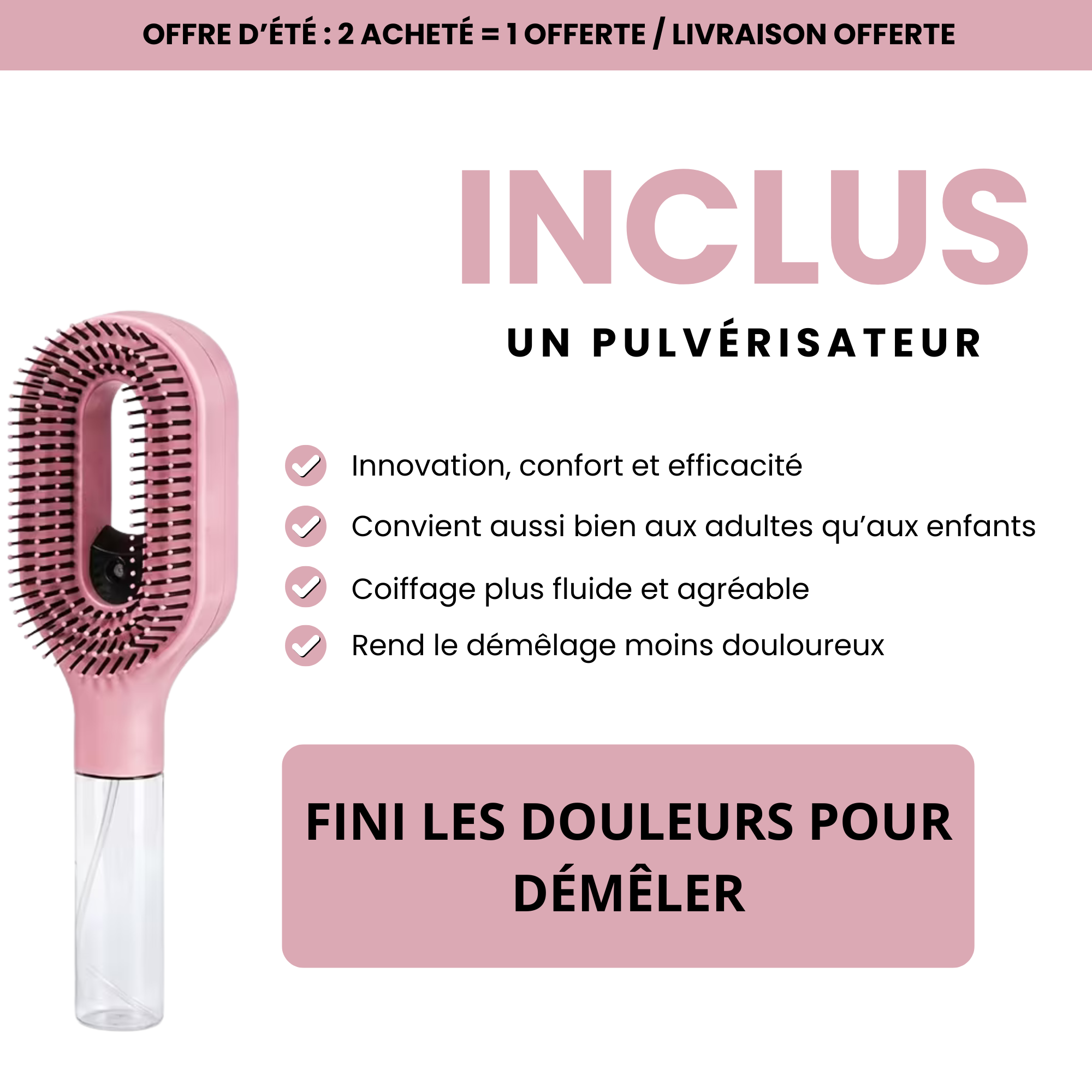 Brosse multifonction NoveaBeauty