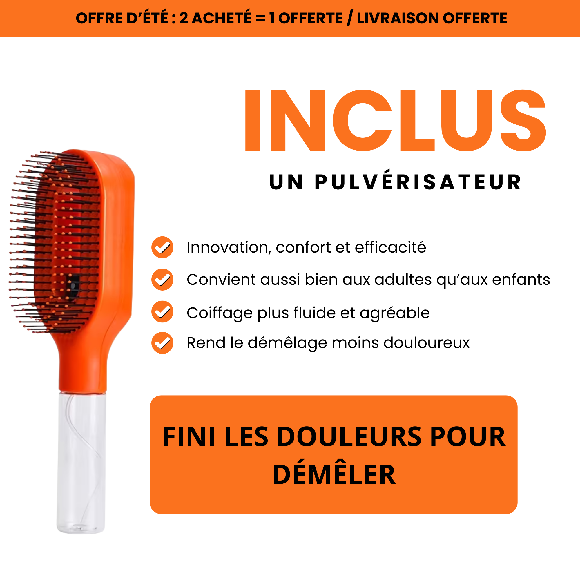 Brosse multifonction NoveaBeauty